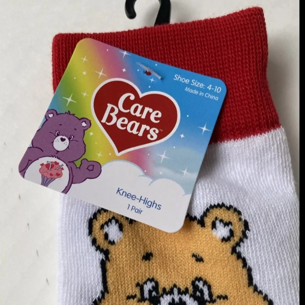 Care Bears Bright Colorful Rainbow Knee High Adult Socks